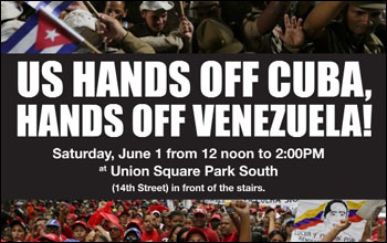 US Hands Off Cuba Hands Off Venezuela
